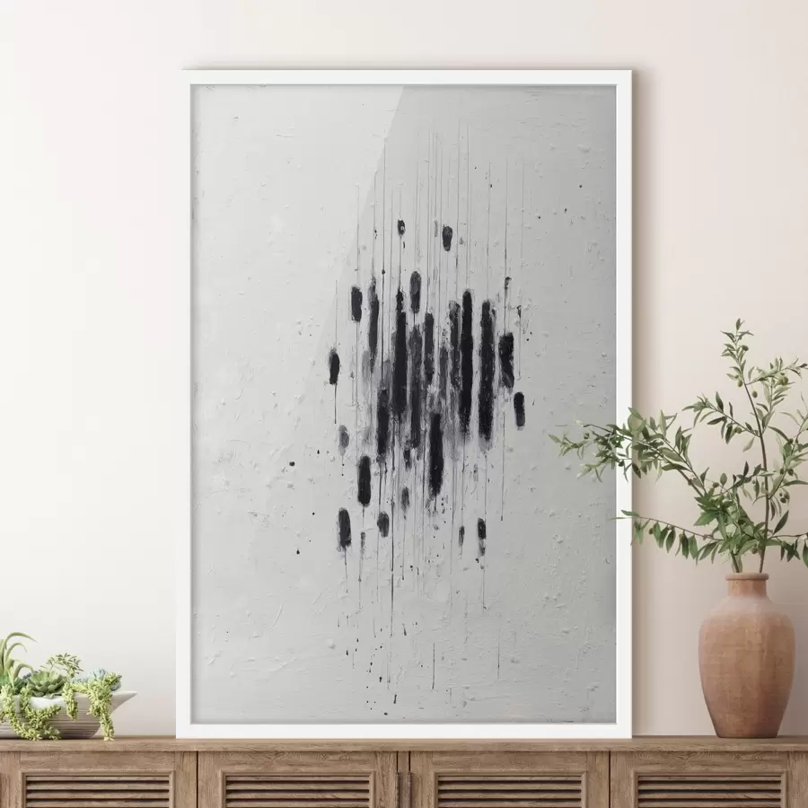 Fototapetes Minimālisma māksla ar izteiksmīgiem triepieniem un izplūdušām malām modernā glezniecības stilā f46957