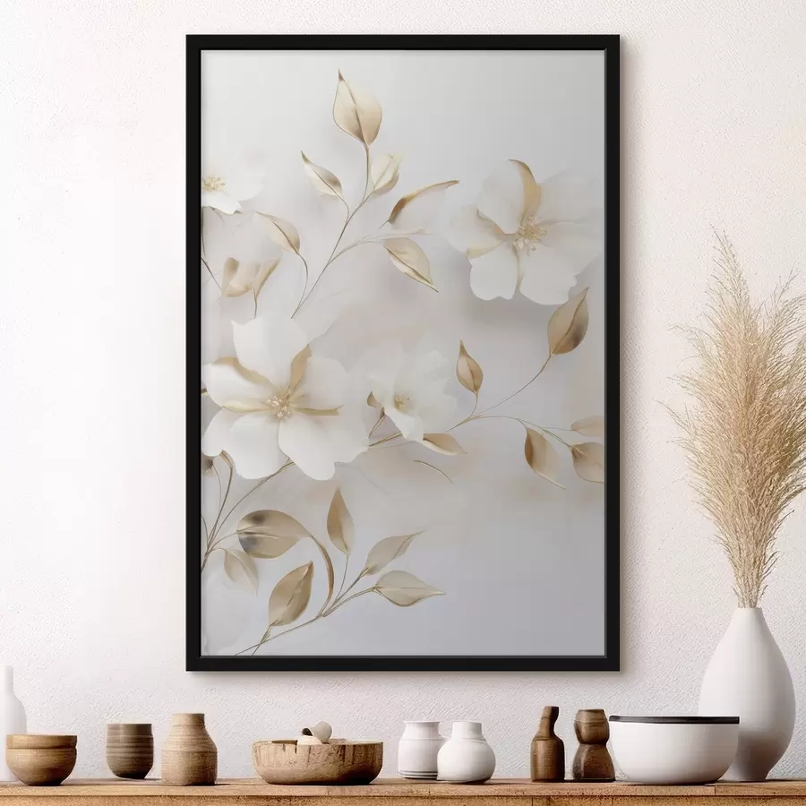 Fototapetes Delikātas ziedu zaras f47642