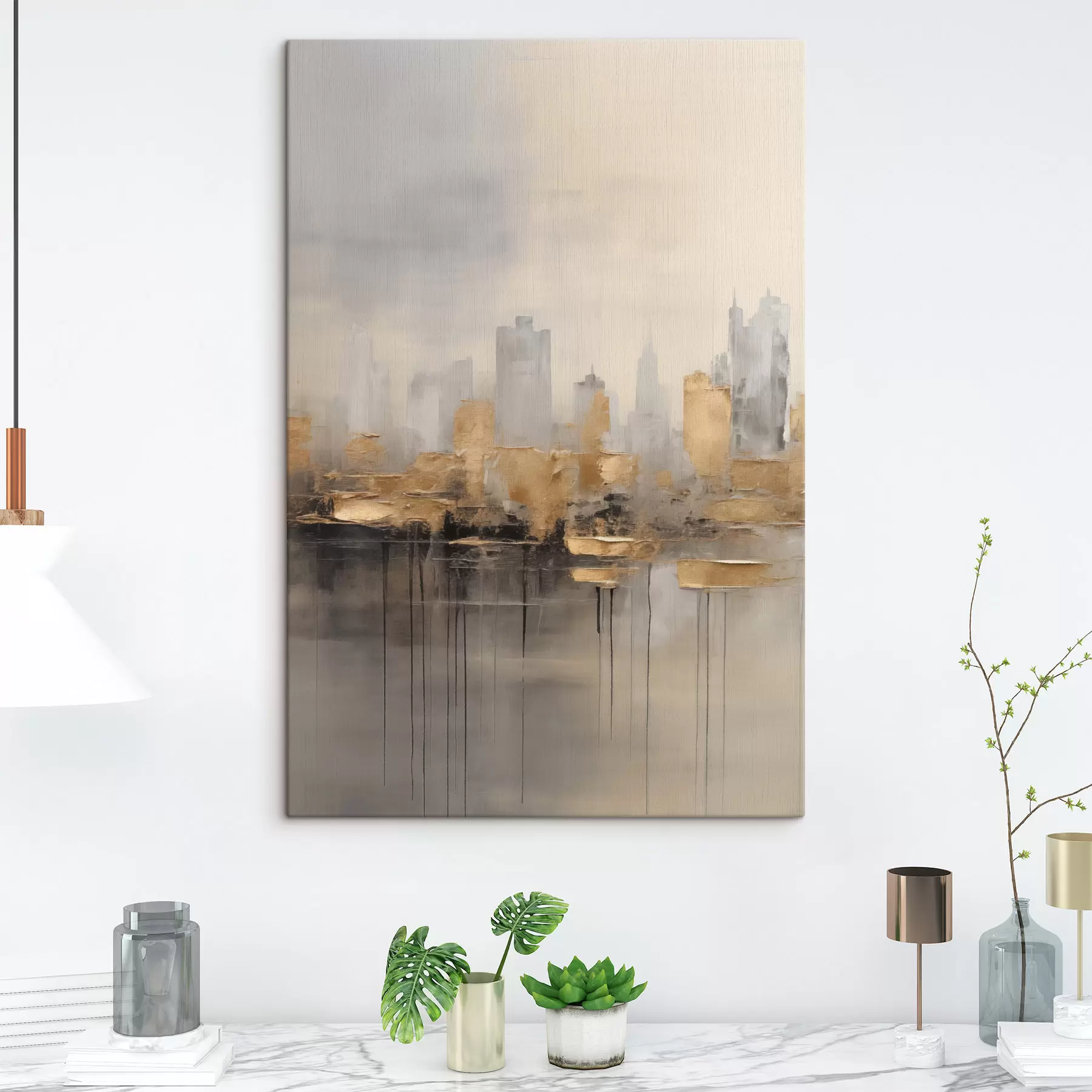 Glezna Pilsēta klusās ēnās s47672