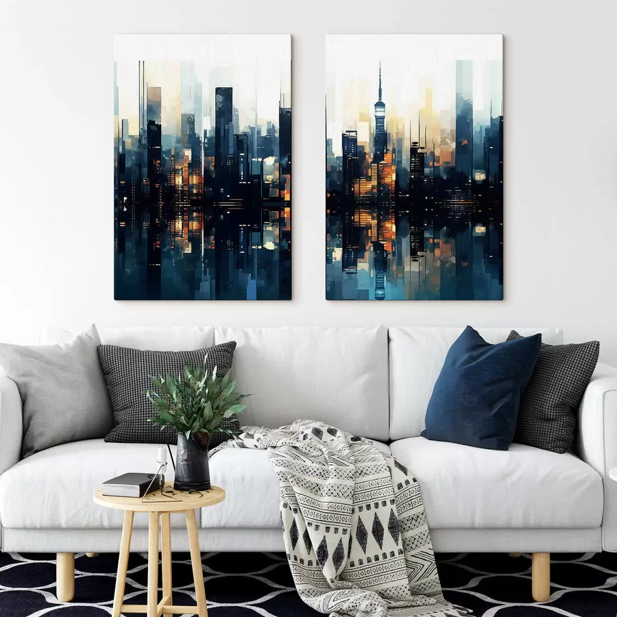 Glezna Nakts siluets m01259