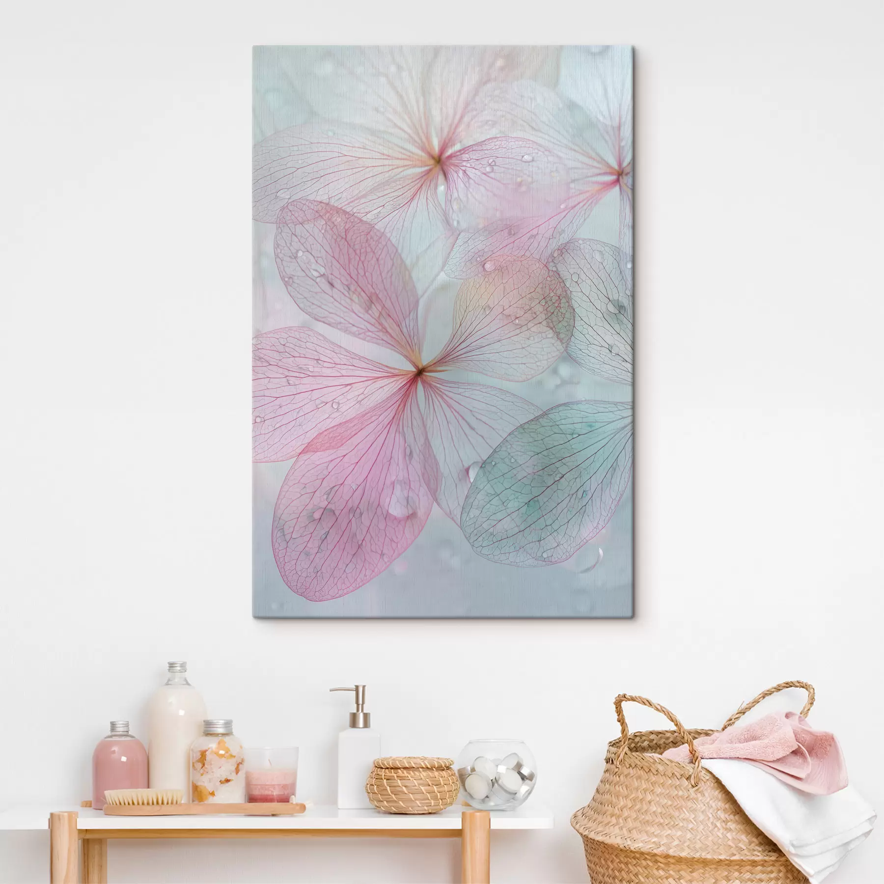 Glezna ziedi ar vēnām zem ūdens s47693