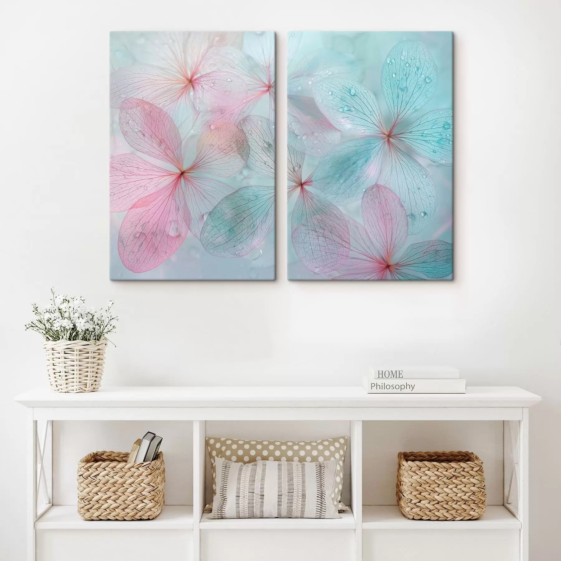 Glezna ziedi zem ūdens m01282