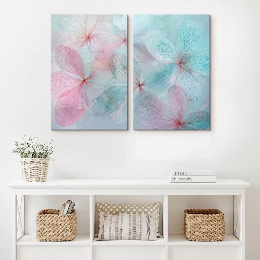 Glezna ziedi zem ūdens m01282