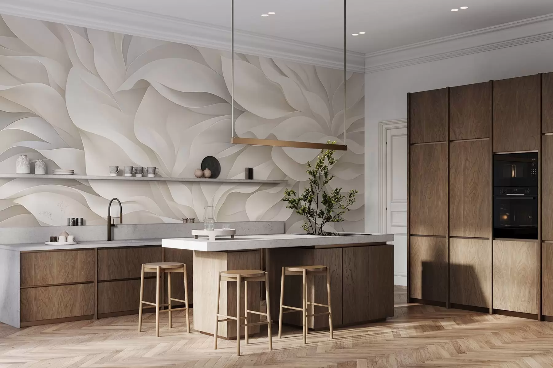 Fototapetes Eleganti ziedlapiņas w05168