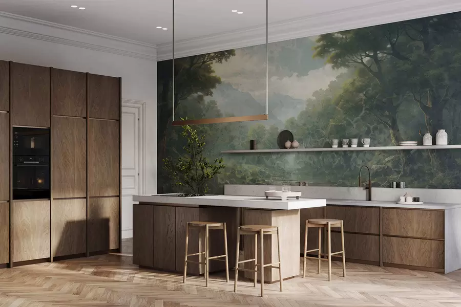 Fototapetes Meža klusums w05171