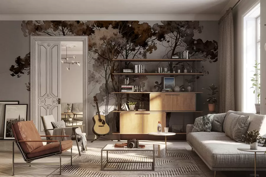 Fototapetes Krāsotas priedes w05173v1