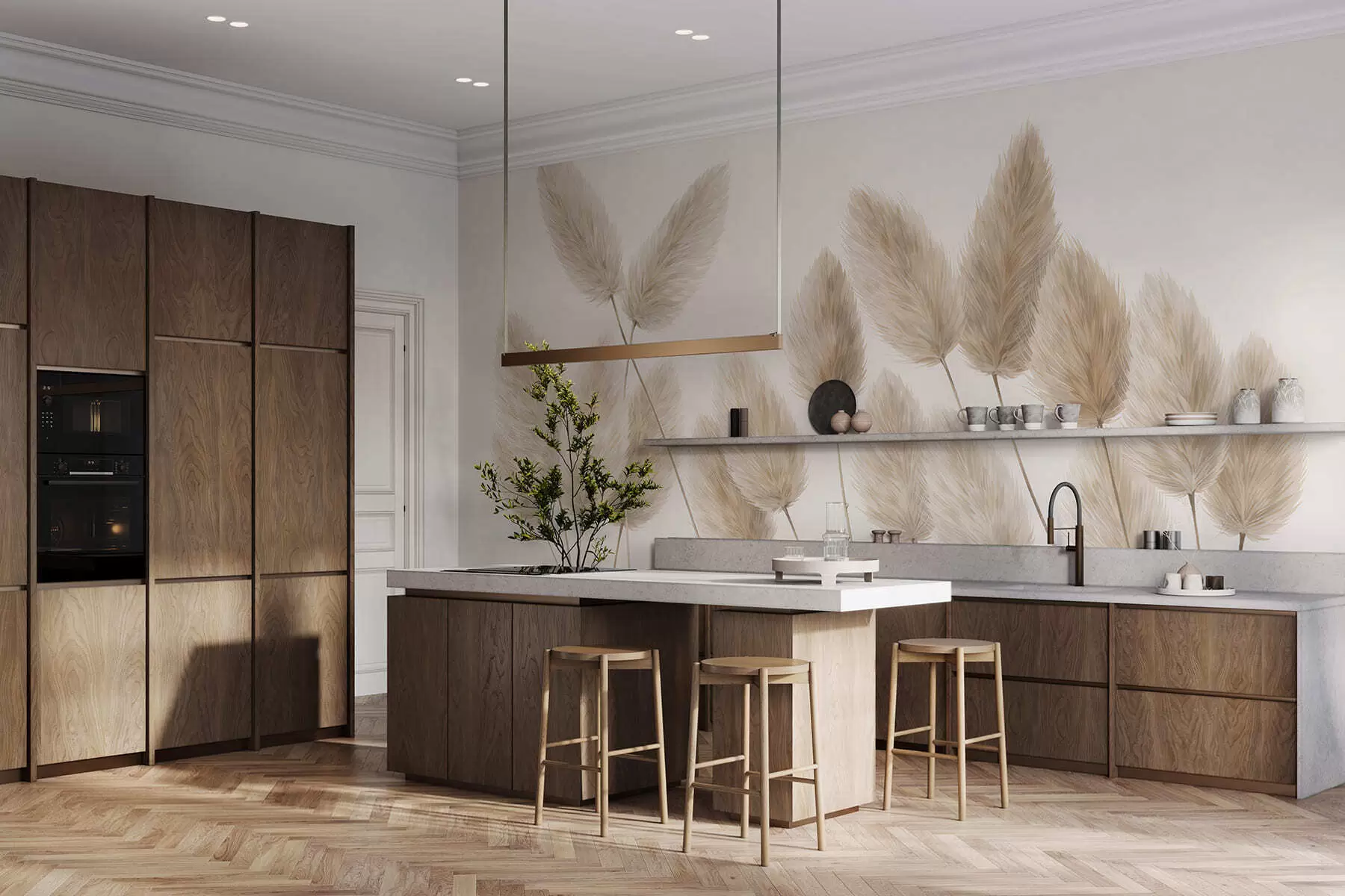 Fototapetes Lauka vārpiņas w05175