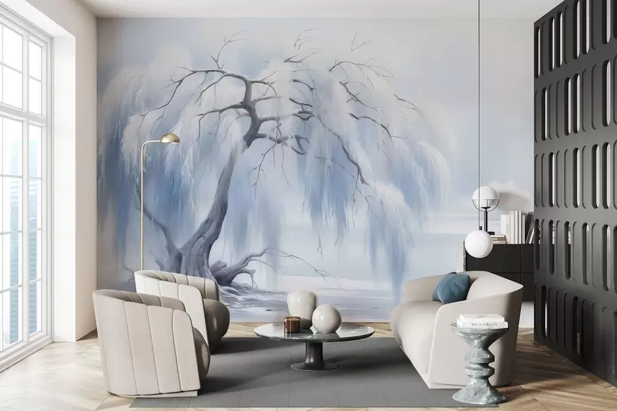 Fototapetes Krāšņi krāsots koks w05179