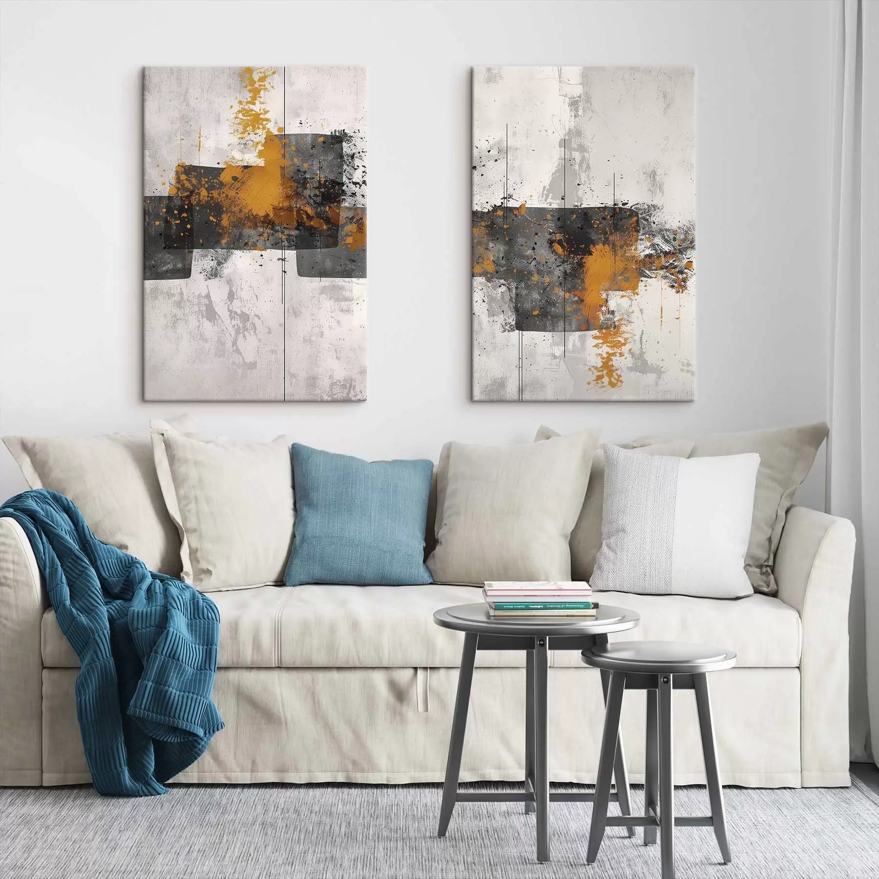 Glezna Abstrakti raksti uz betona sienas m01286