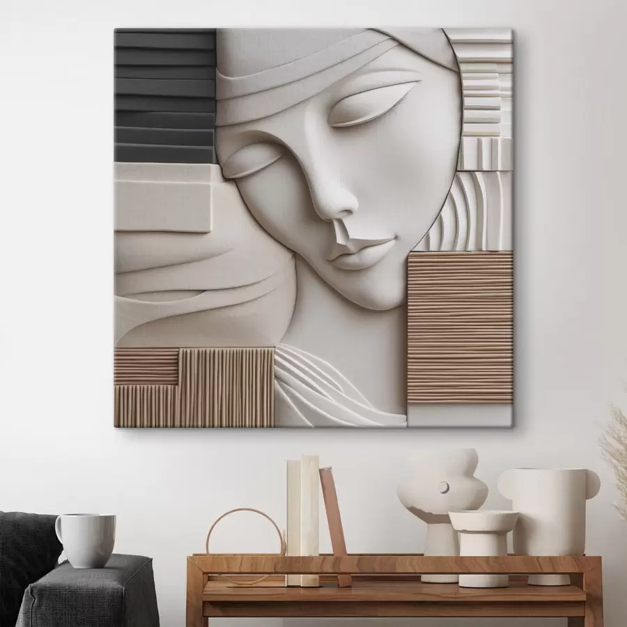 Glezna Abstraktais portrets s47709