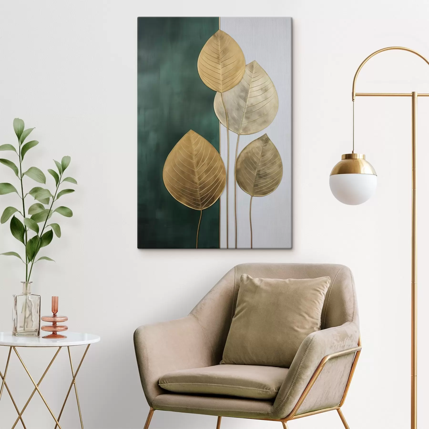 Fototapetes Abstraktās lapas s47718