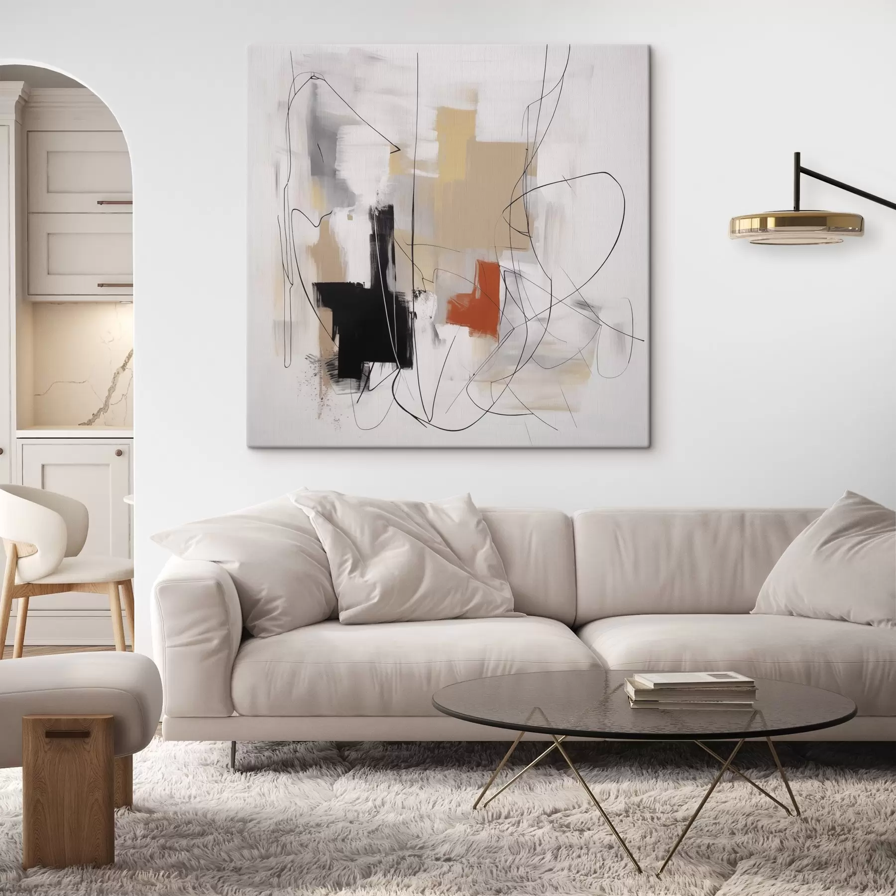 Glezna Haotiska abstrakcija s47723