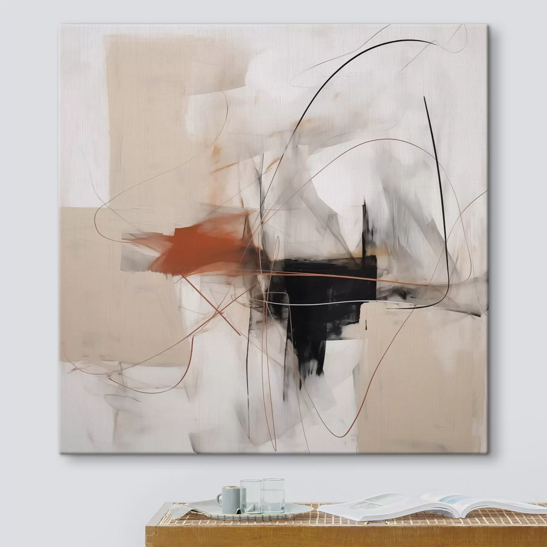 Glezna Haotiska abstrakcija s47724