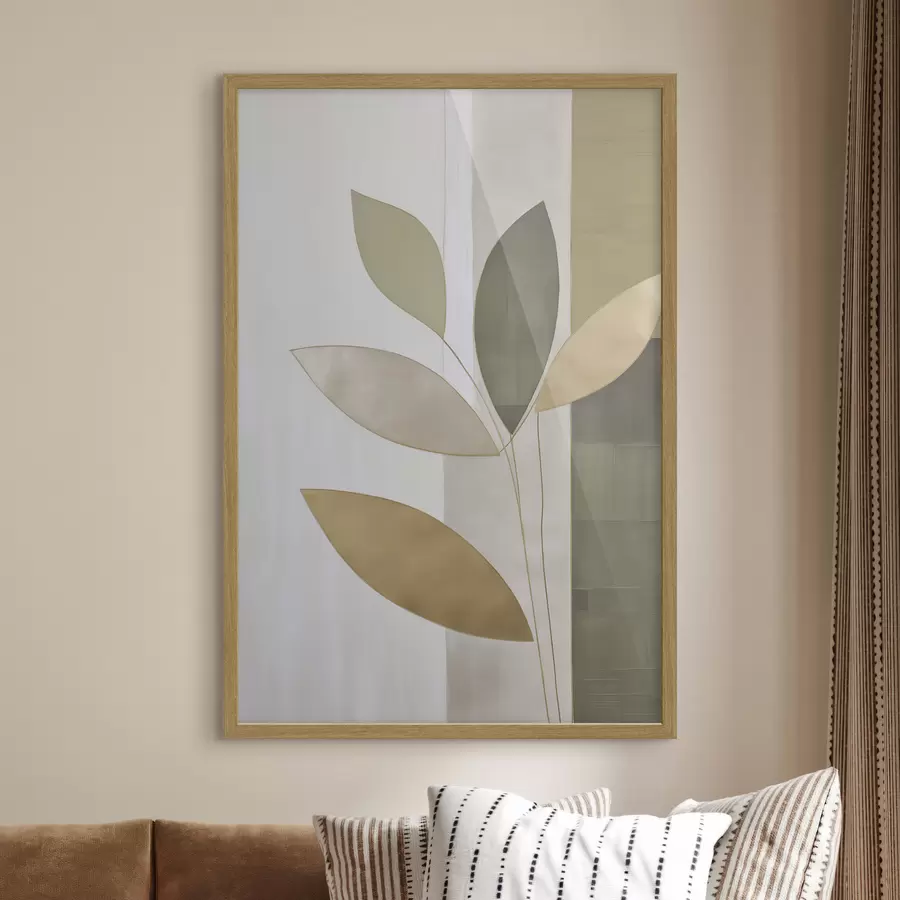 Fototapetes Abstrakcija ar lapām f47713