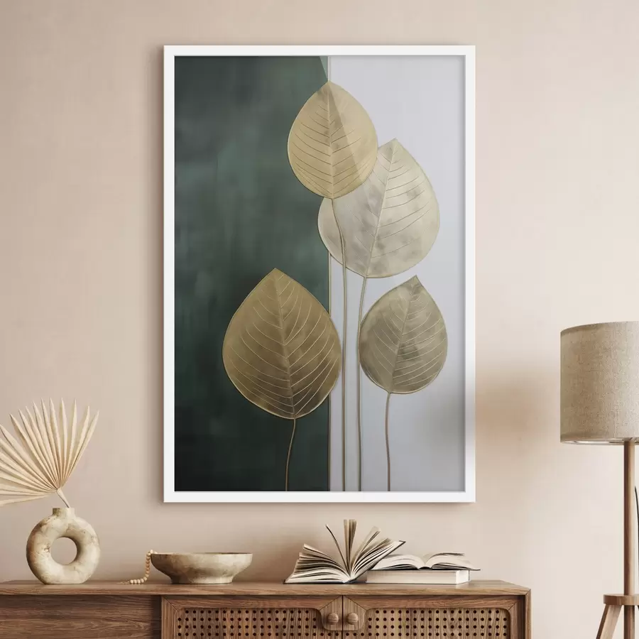 Fototapetes Abstraktās lapas f47718