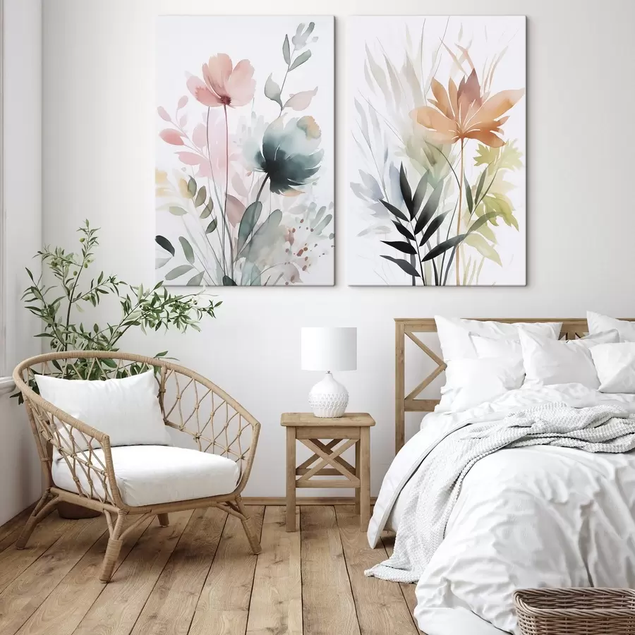 Glezna Veģetācijas imitācija akvareļkrāsā m01297