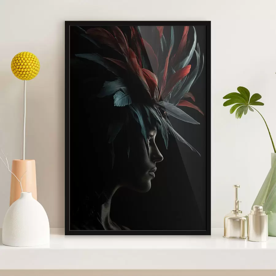 Fototapetes Portrets ar spalvām f47735