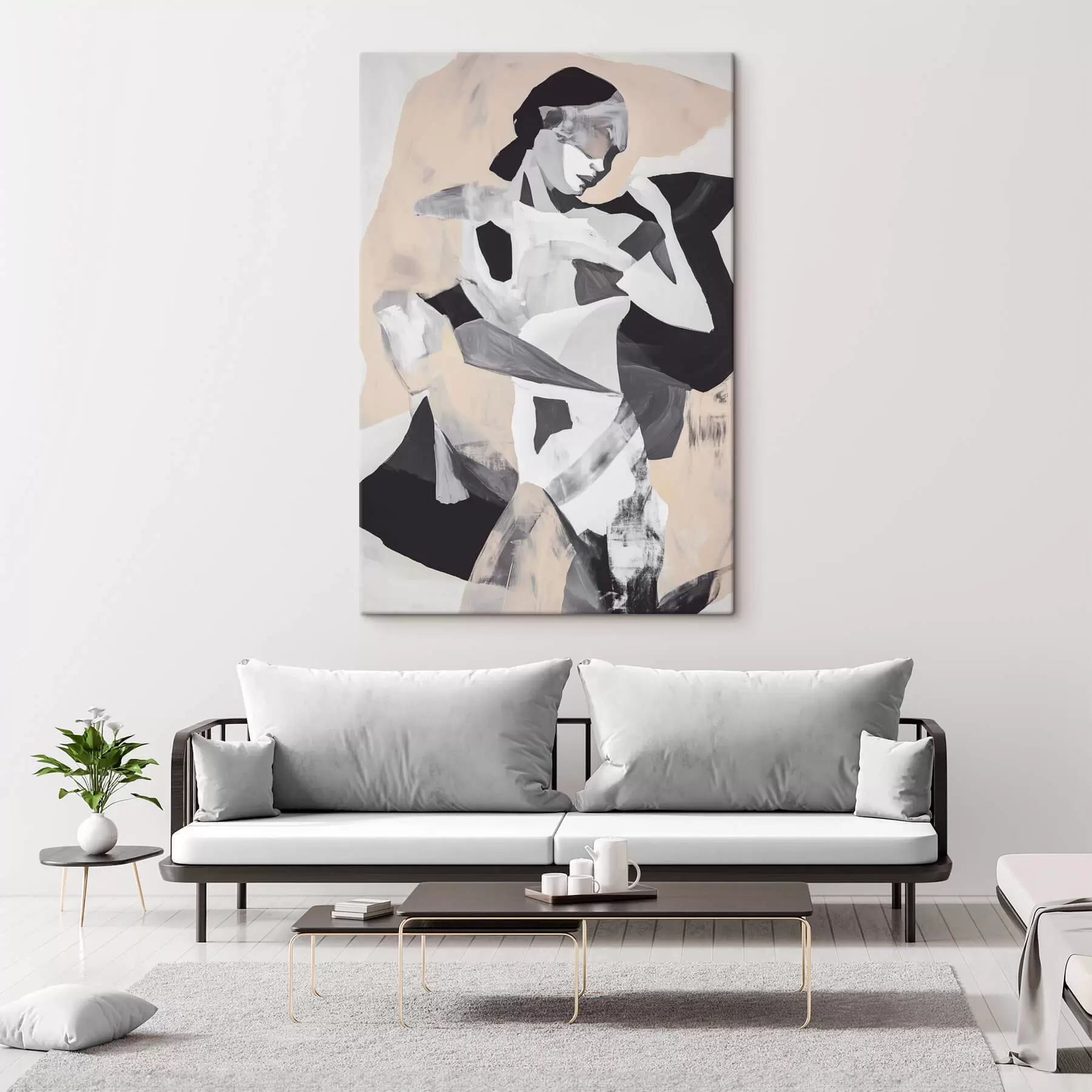 Glezna Abstraktais siluets s47658