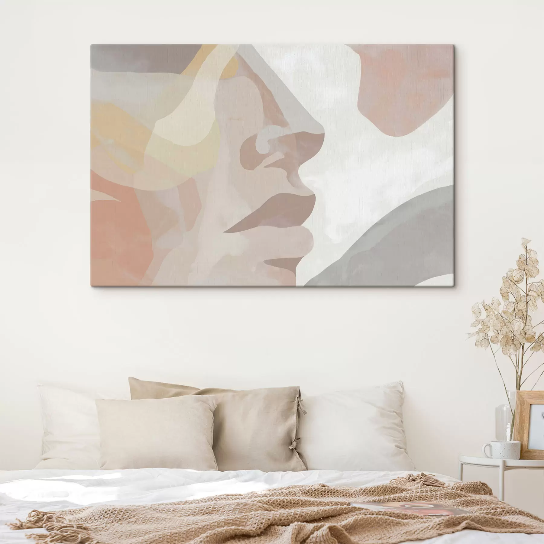 Glezna Abstrakts minimālisma sejas izteiksme s47774