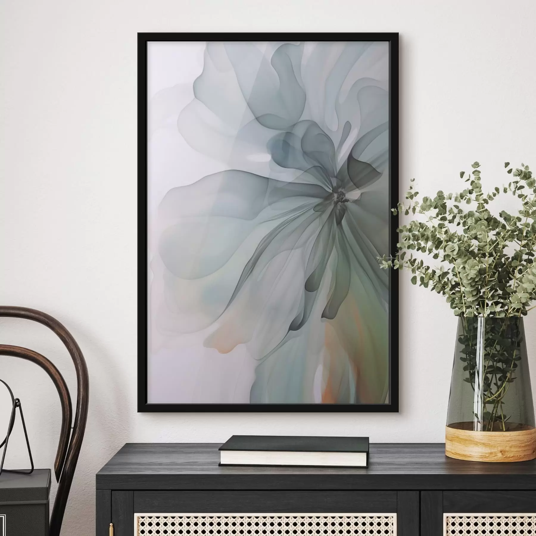 Fototapetes Abstrakts delikāts zieds f47328