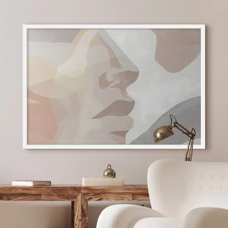 Fototapetes Abstrakts minimālisma sejas izteiksme f47774