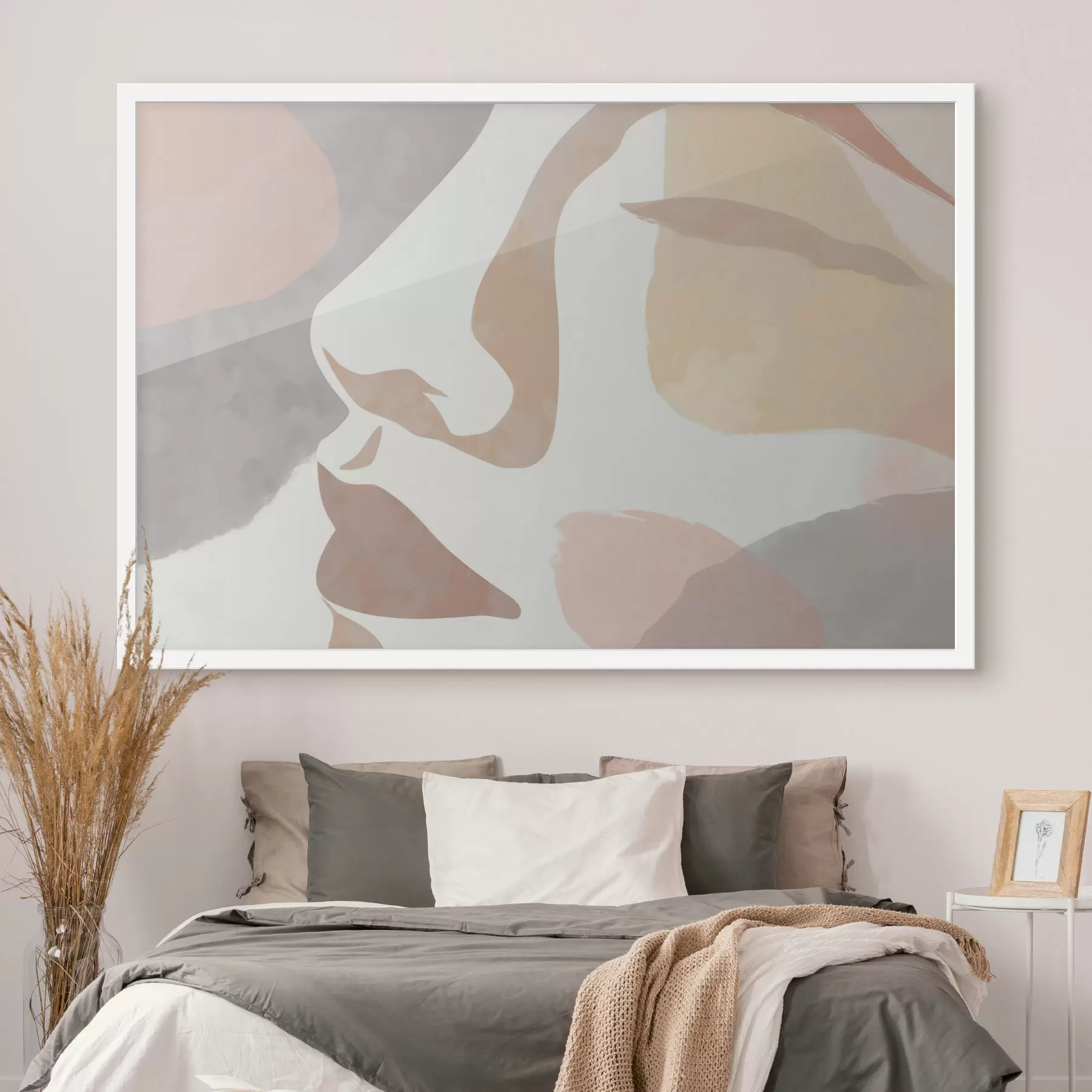 Fototapetes Abstrakts minimālisma sejas izteiksme f47777