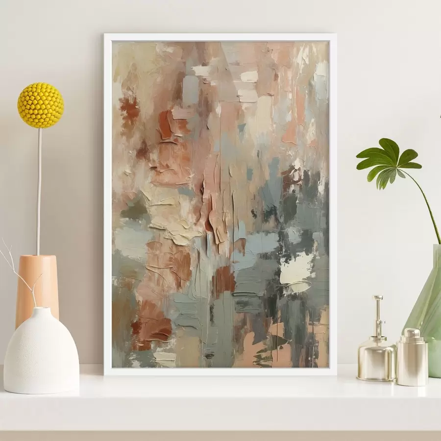 Fototapetes Teksturēti triepieni jauktos pasteļtoņos f47754