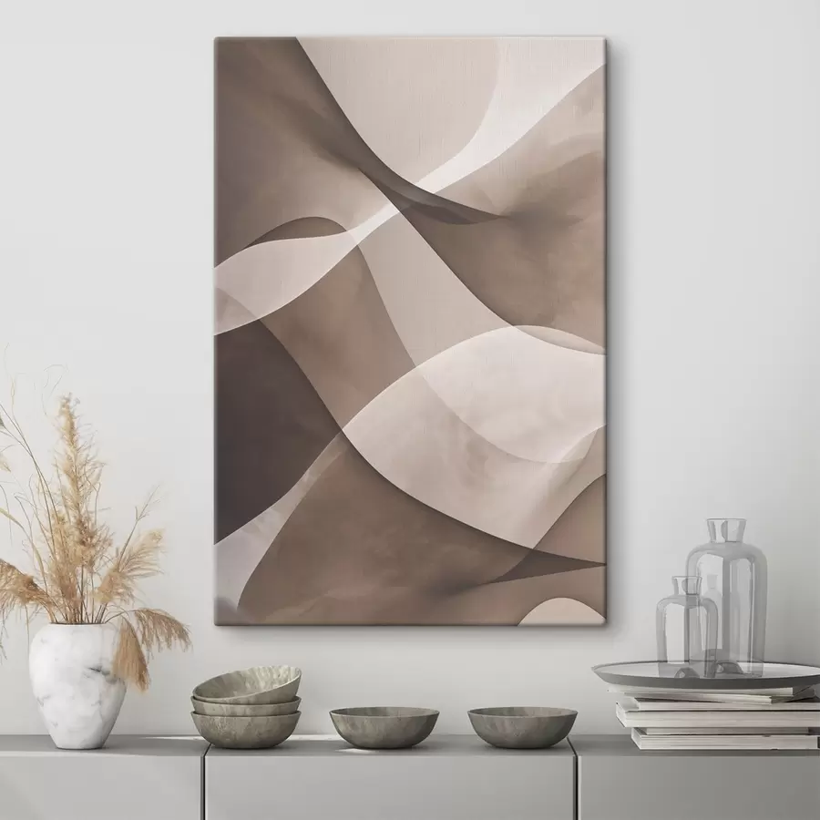 Glezna Delikāts caurspīdīgs abstrakts s47824