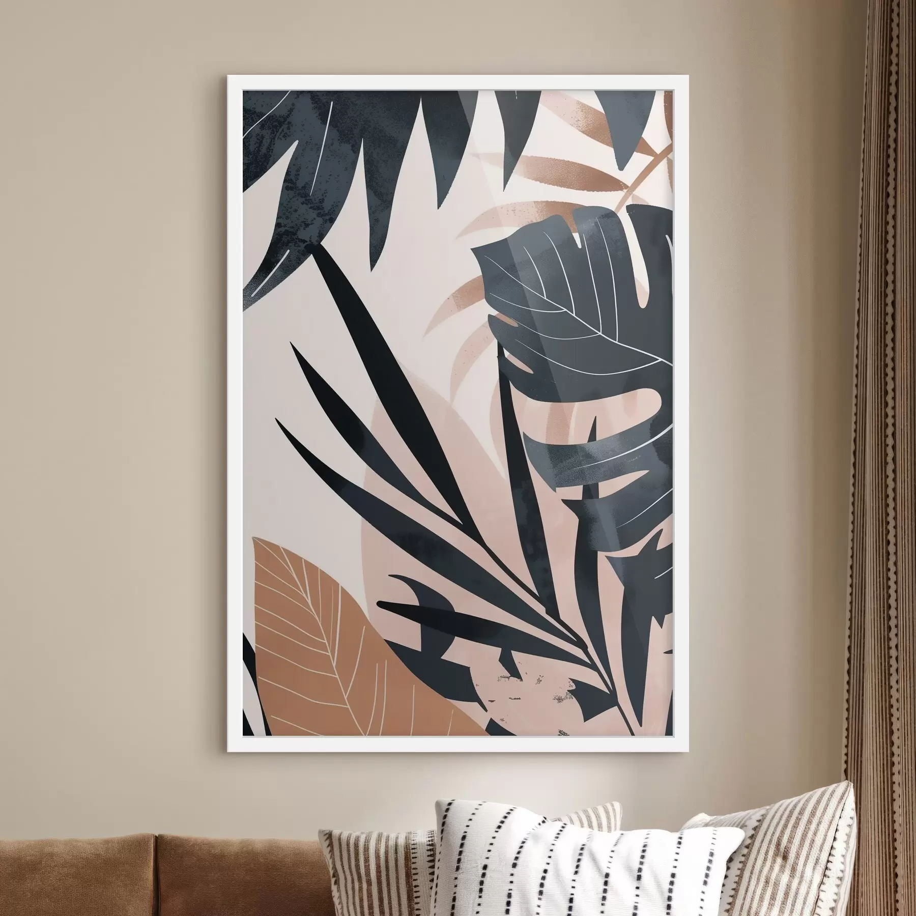 Fototapetes Dažādas tropu lapas f47822