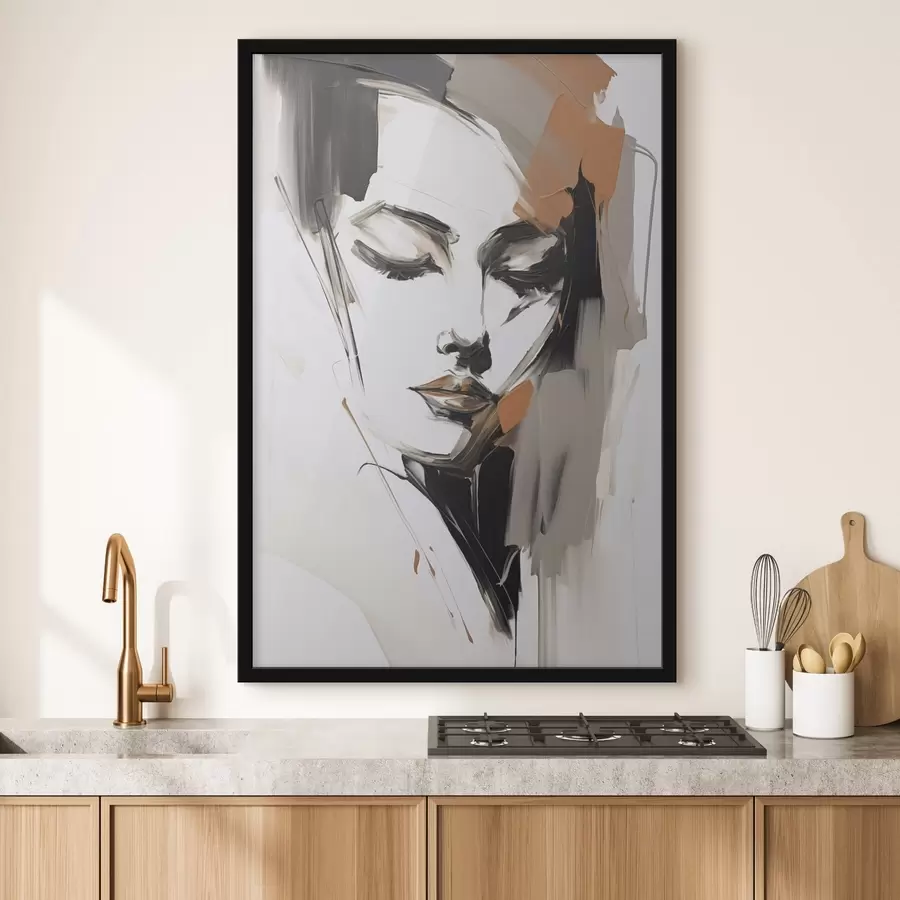 Fototapetes Abstraktais portrets f47800