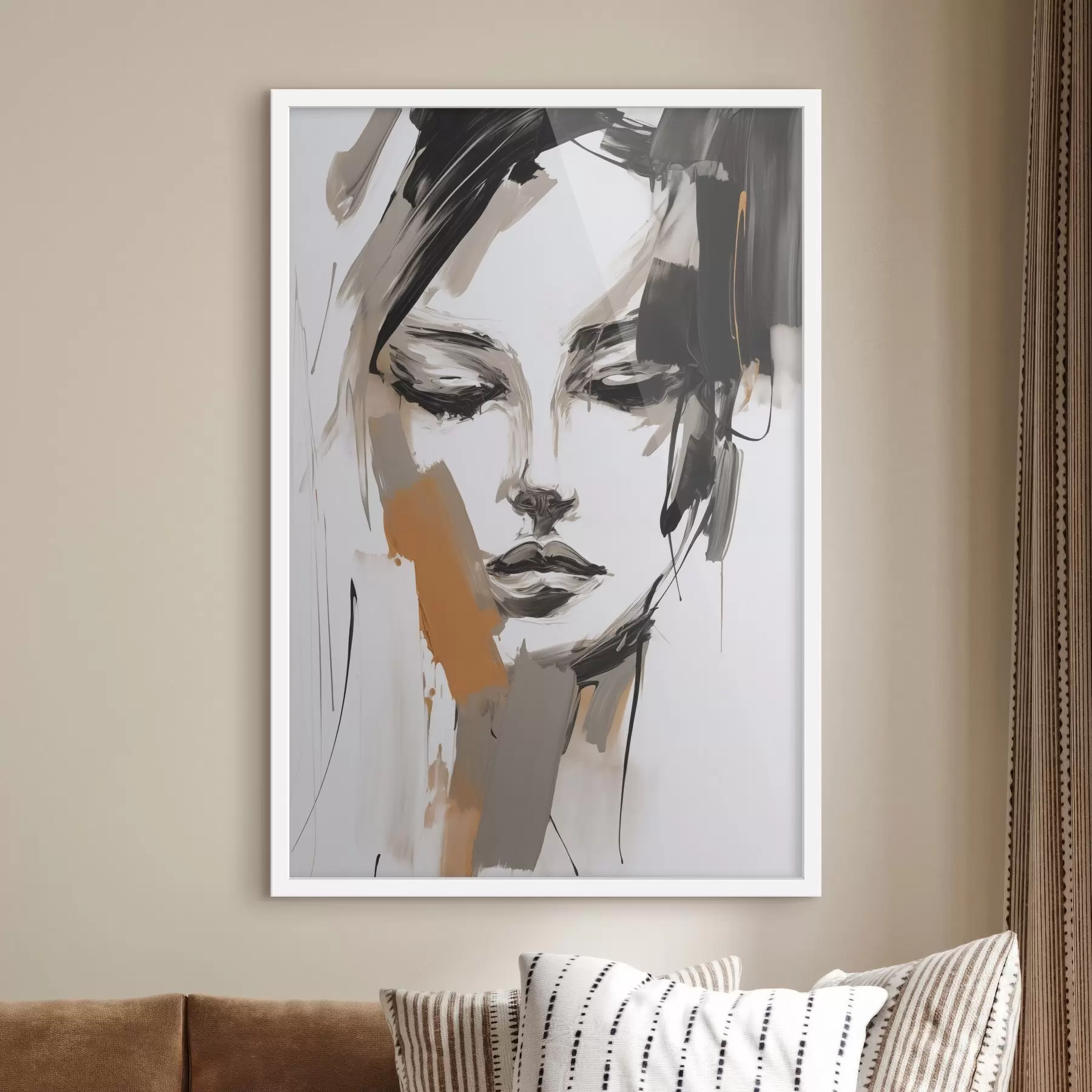 Fototapetes Abstrakts meitenes portrets f47801