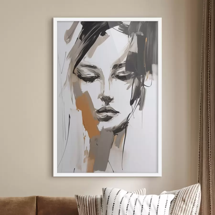 Fototapetes Abstrakts meitenes portrets f47801