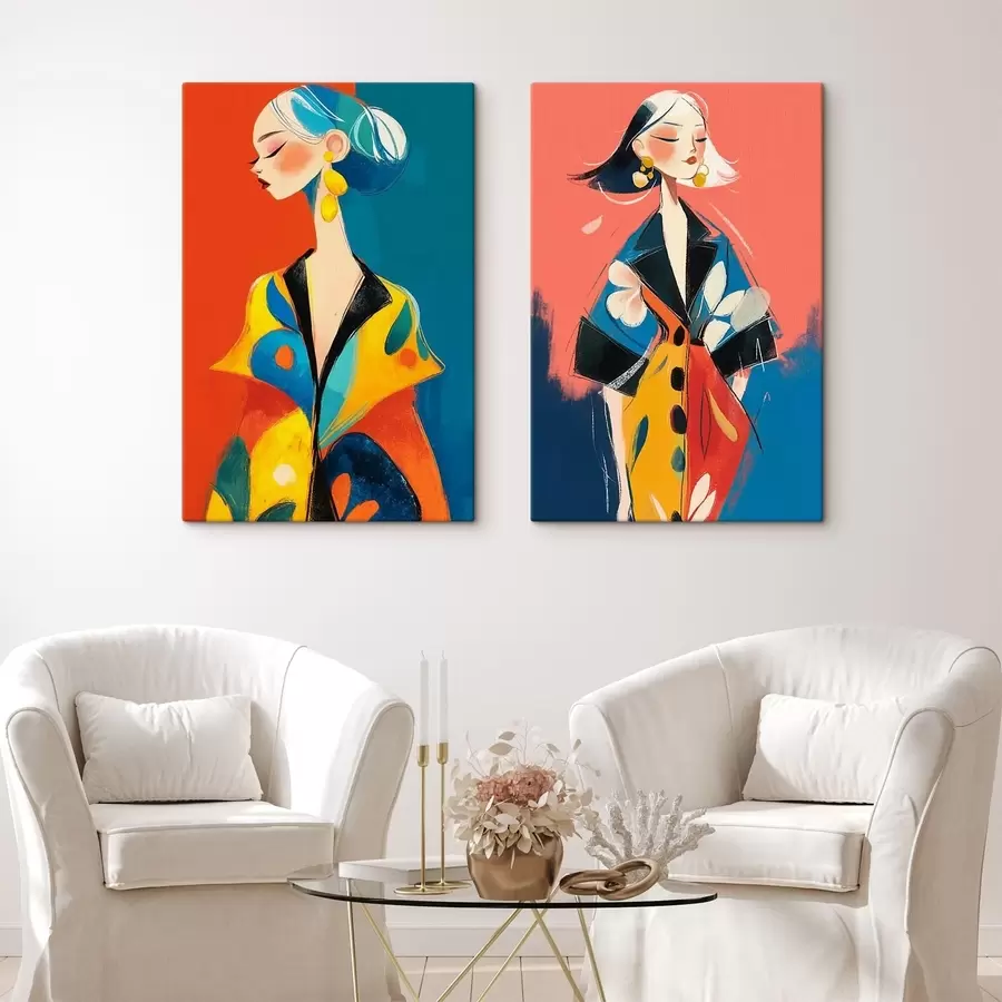 Glezna Modes sieviešu portrets m30014