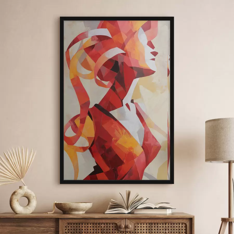 Fototapetes Abstrakts sievietes portrets f47832