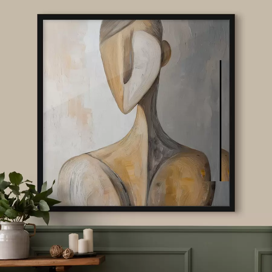 Fototapetes Stilizēta sieviešu figūra f47838