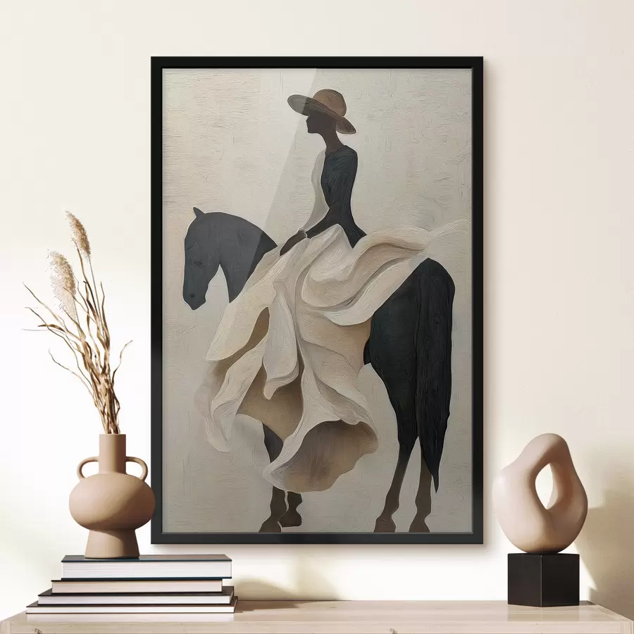 Fototapetes Sieviešu motobraucēja f47843