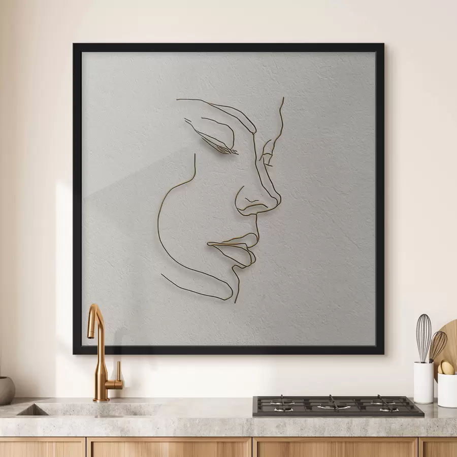 Fototapetes Portrets ar kontūrām f47847