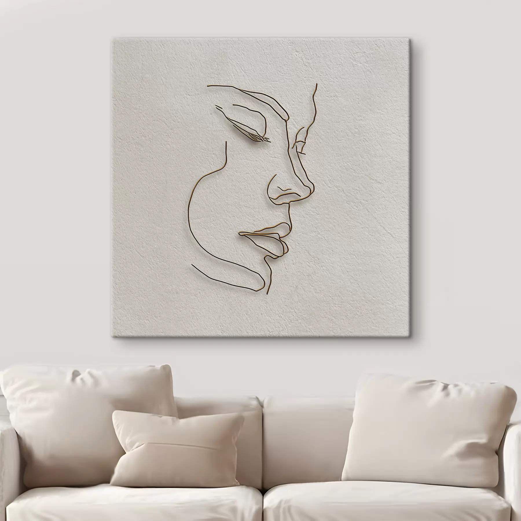 Glezna Portrets ar kontūrām s47847