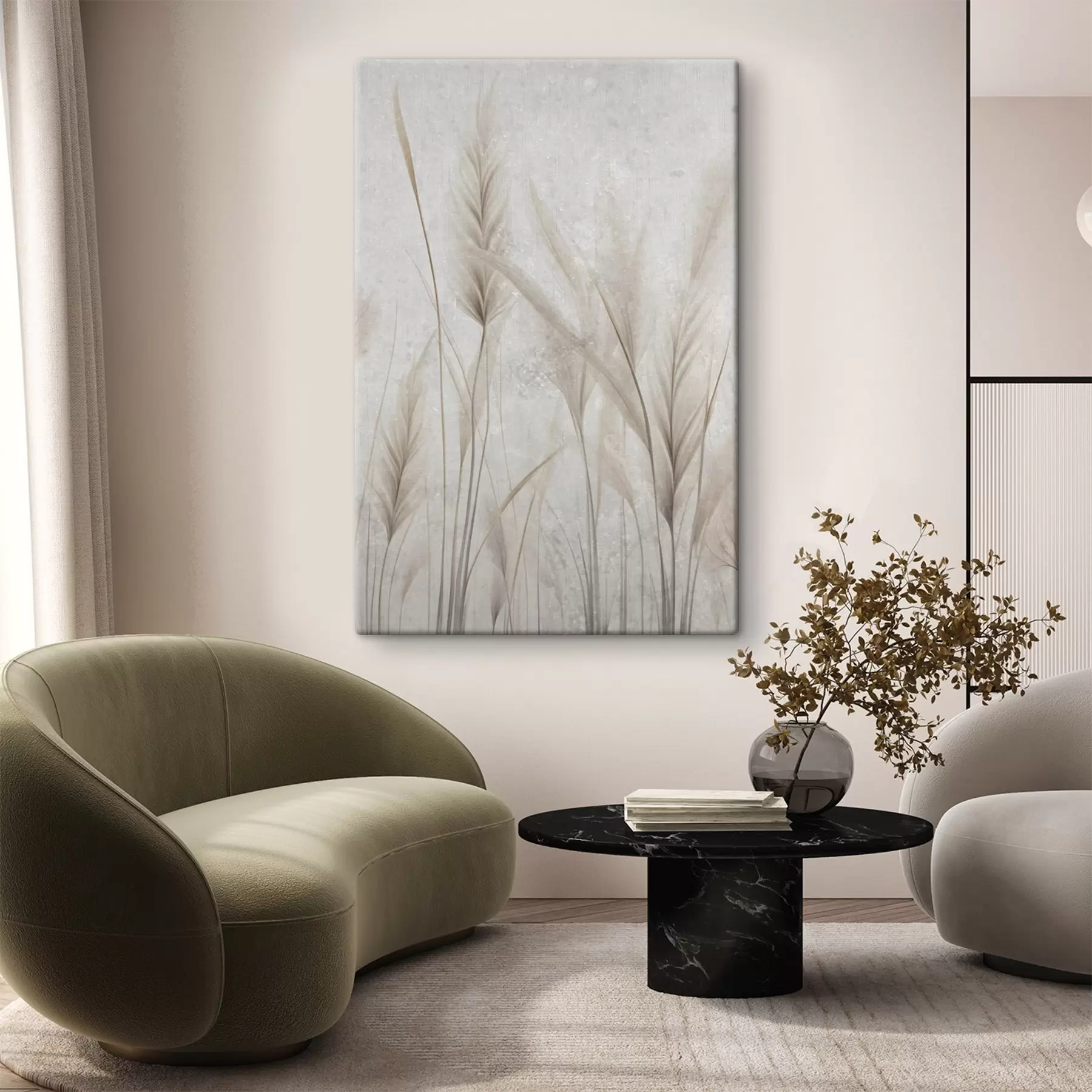 Glezna Mežā augoši ziedi uz novecojušā fona s47854