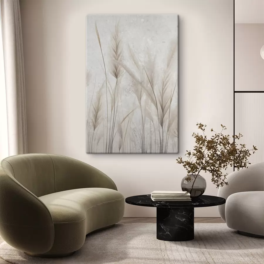 Glezna Mežā augoši ziedi uz novecojušā fona s47854