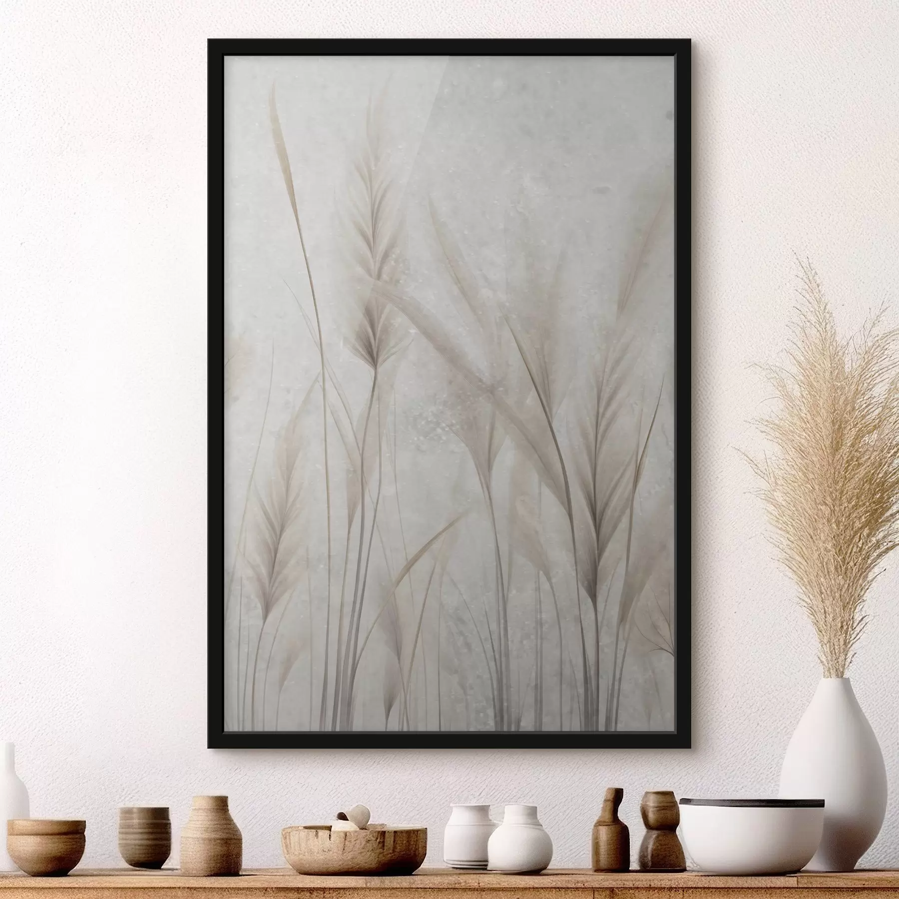 Fototapetes Mežā augoši ziedi uz novecojušā fona f47854