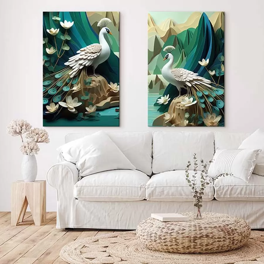 Glezna Skaisti pāvji m30020