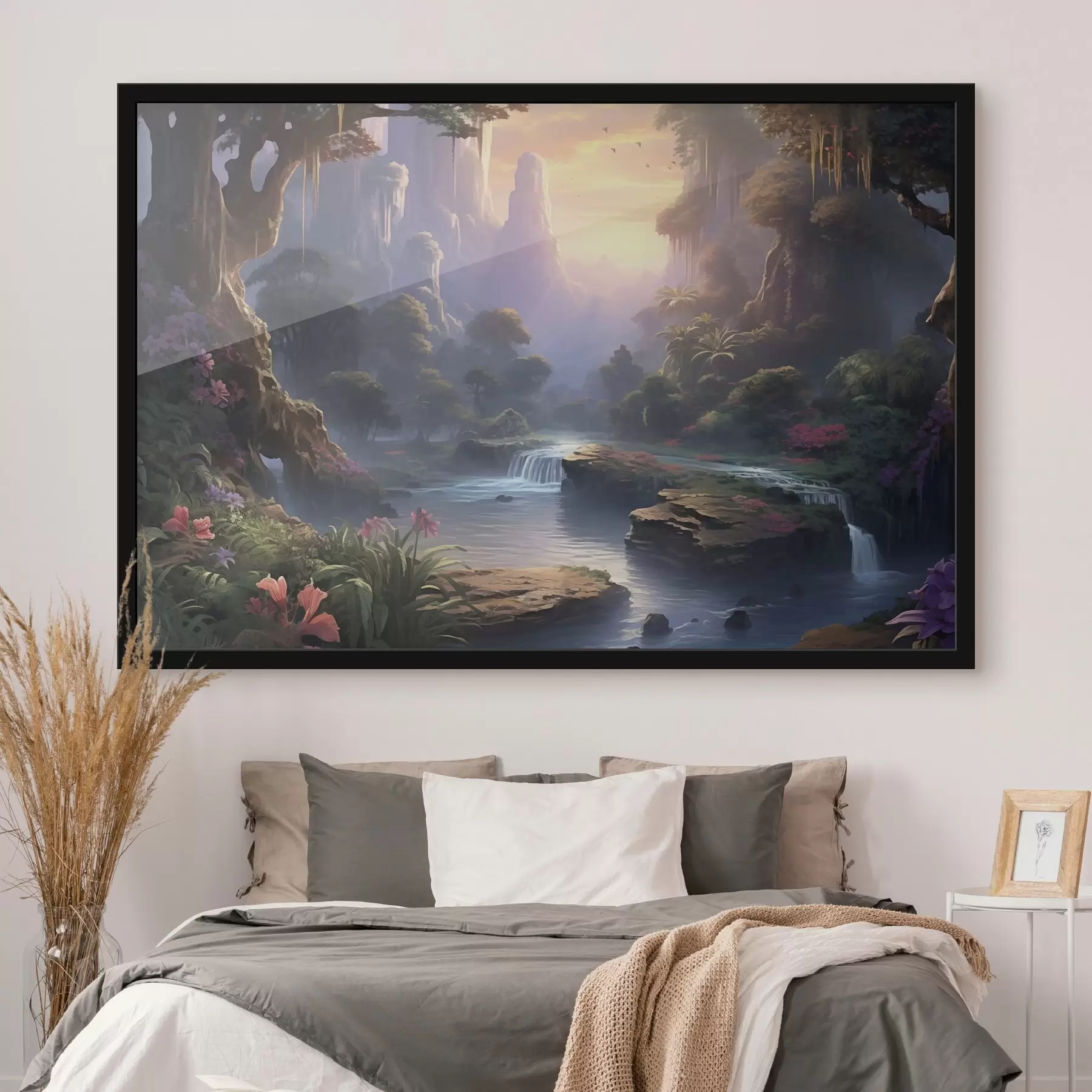 Fototapetes Ūdenskrāces pasaku mežā f47893