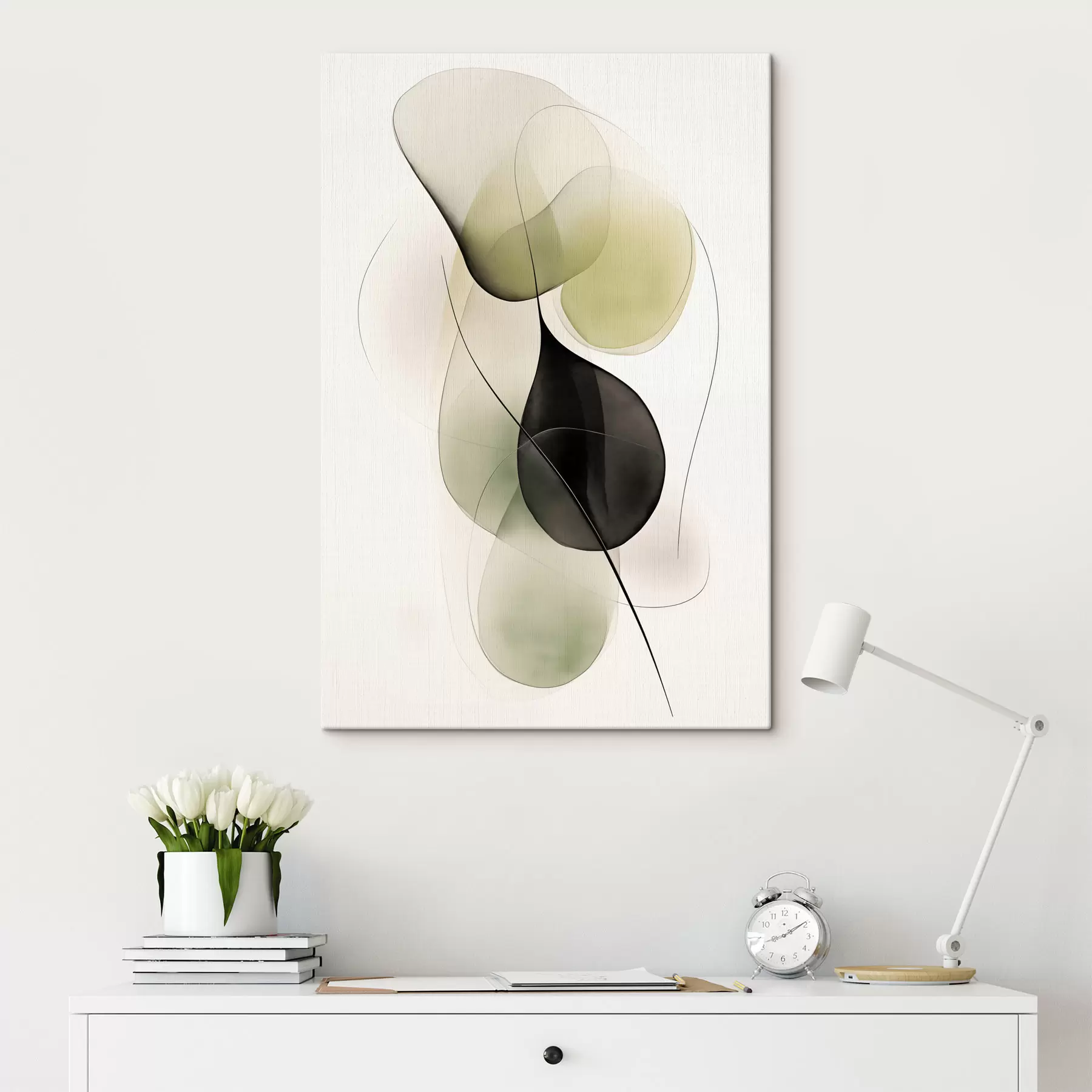 Glezna Abstraktas līnijas un formas s47925