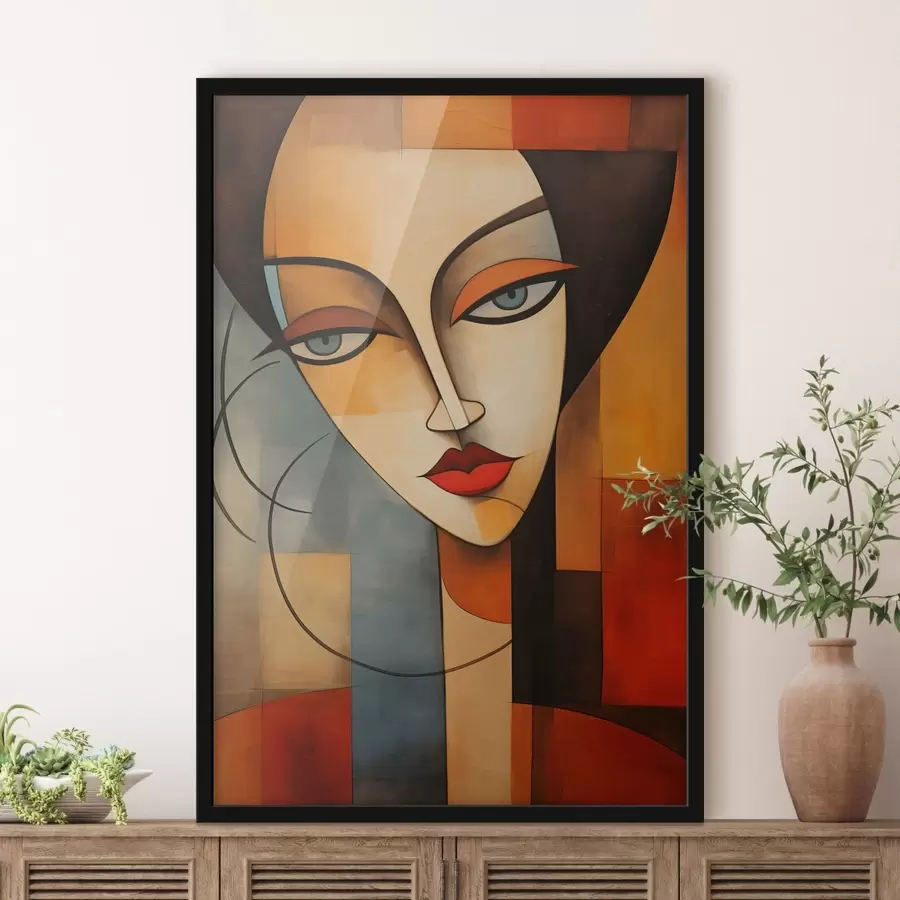 Fototapetes Abstrakts sievietes portrets f47907