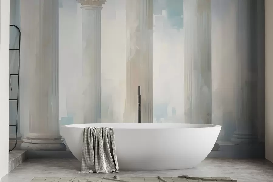 Fototapetes Kolonnas imitācija glezniecības w05228