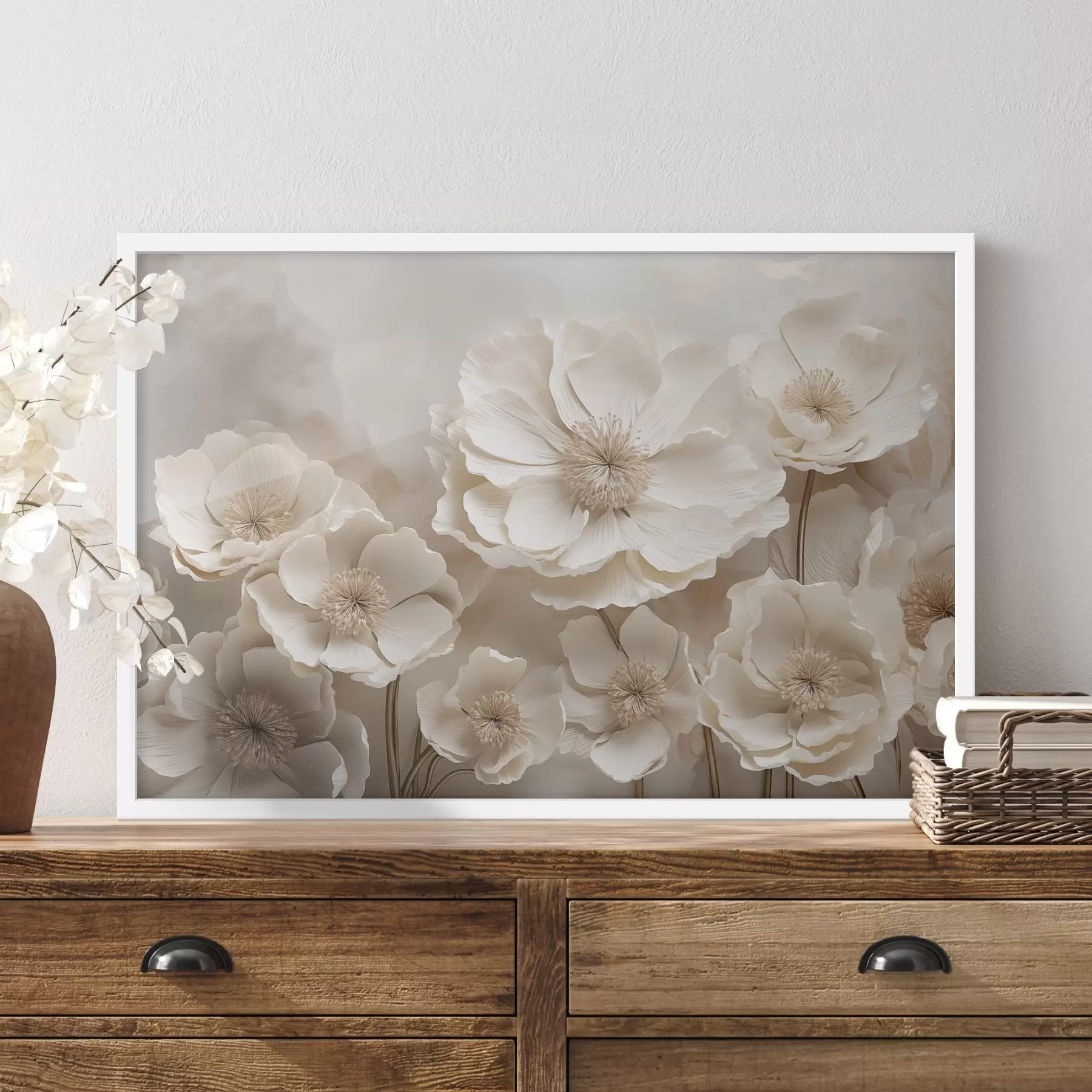 Fototapetes Lieli ziedi f48111