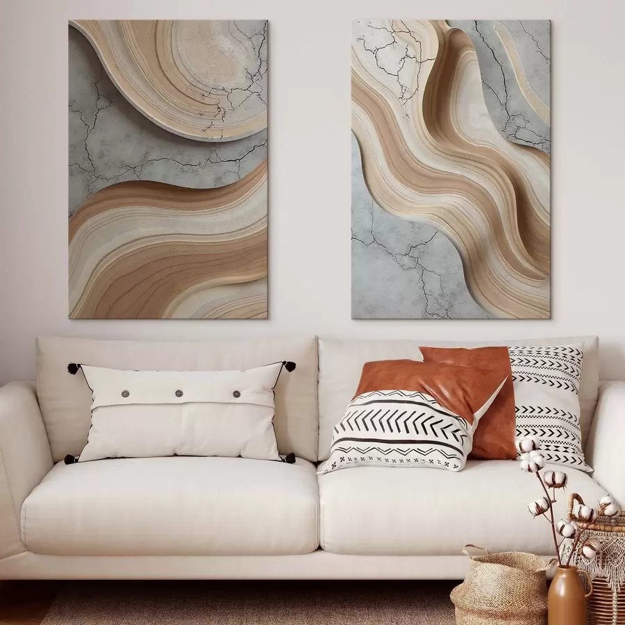 Glezna Koks un betons, imitācija m30078