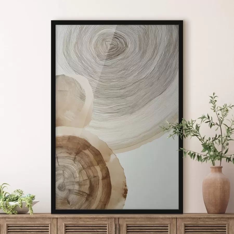 Fototapetes abstrakta gada koku gredzeni f47934