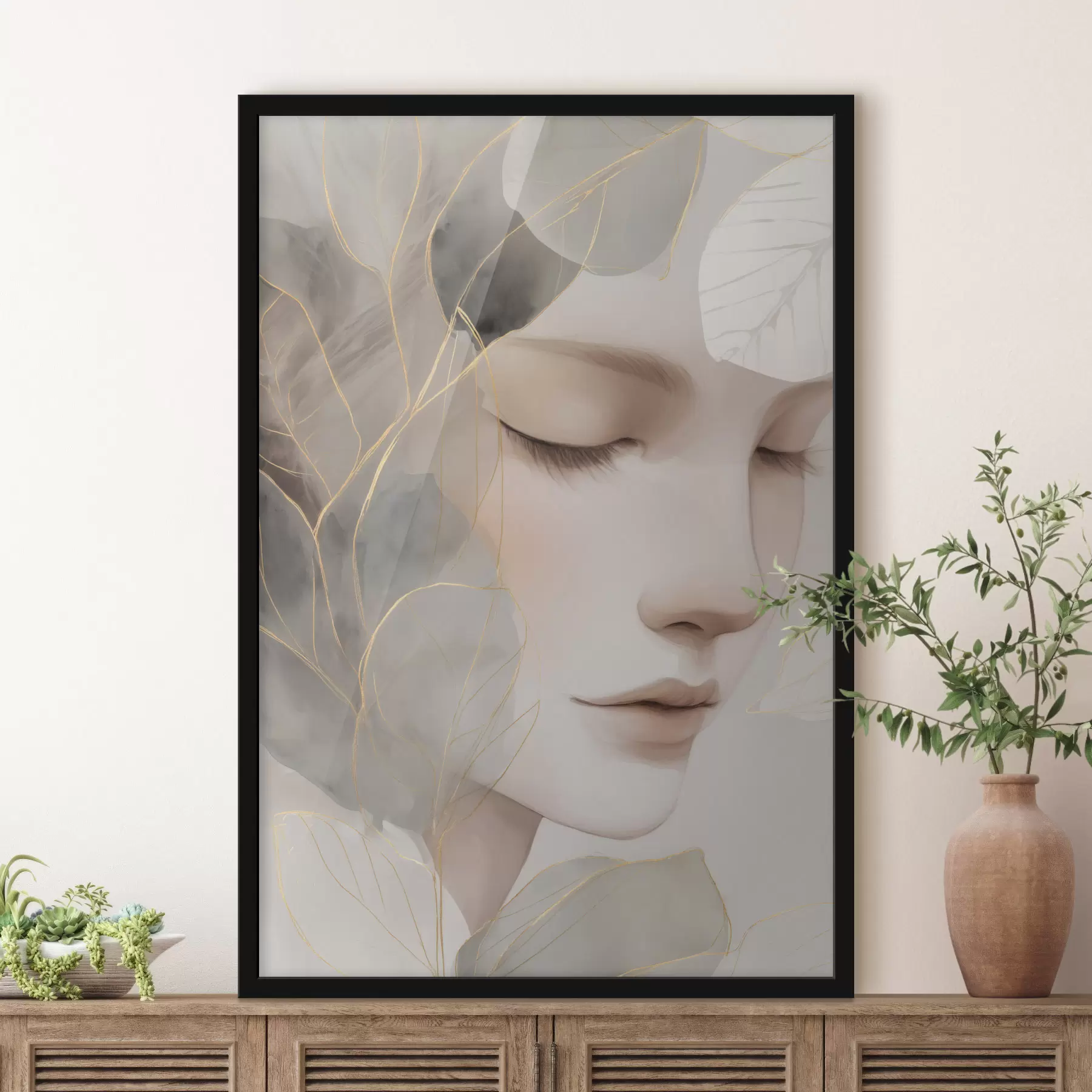 Fototapetes meitene lapās f47937